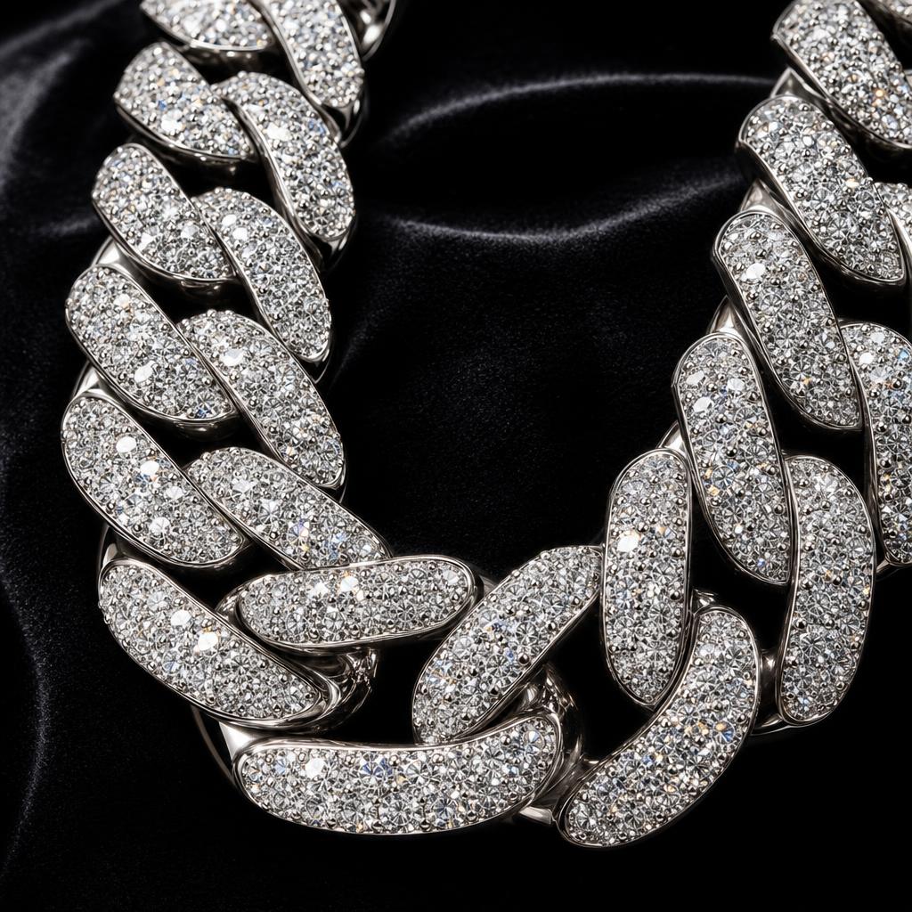18mm Iced Cuban Link